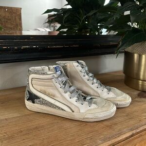 Golden Goose Sky Star Leather Sneakers size 38 women 8 USA